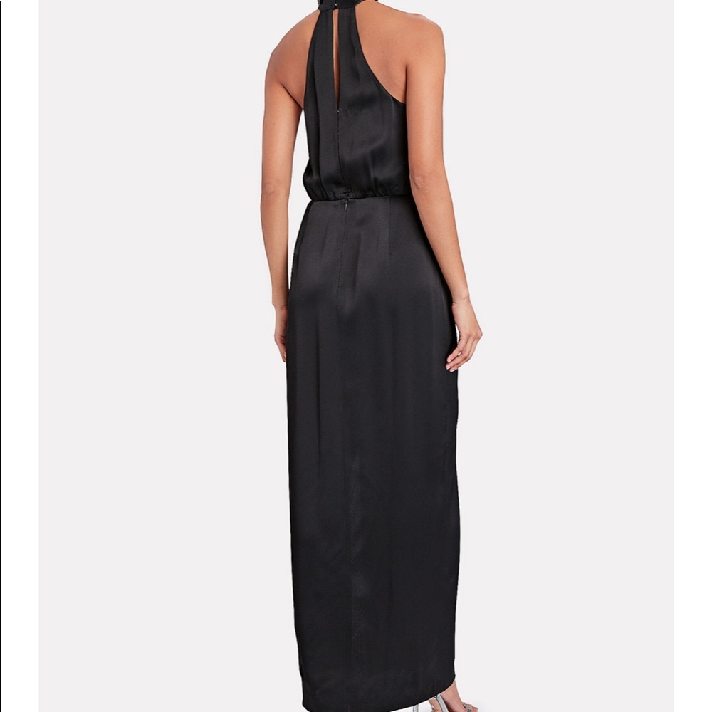 Black silk maxi dress new with tags! - Picture 2 of 2